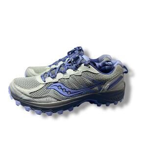 Saucony Excursion TR14 Women’s Size 9 Trail Running Shoes Gray Purple S10392-14